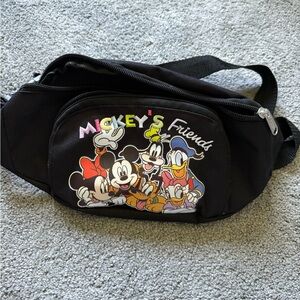Mickey’s Friends Disney Black Fanny Pack